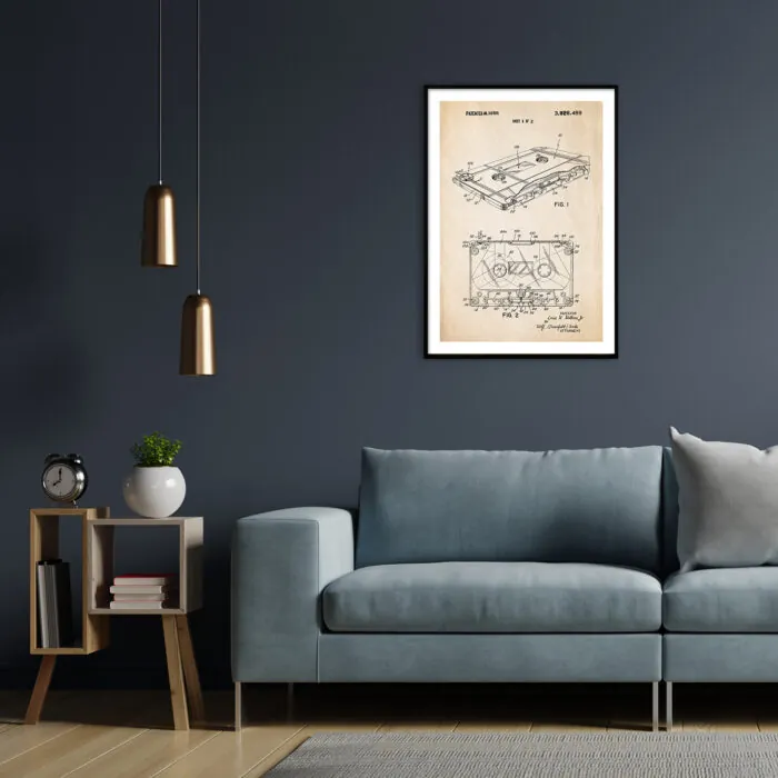 Plakat z patentem - KASETA - obrazek 2