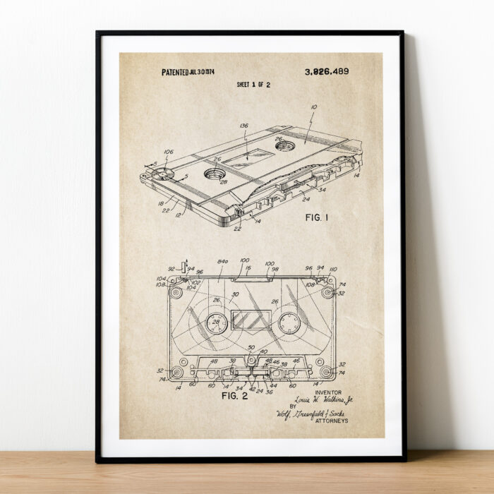 Patent na kasetę magnetofonową