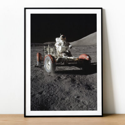Plakat Apollo 17, pojazd księżycowy