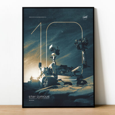 Plakat Mars Curiosity