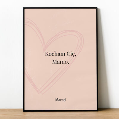 Plakat dla mamy na Dzień Mamy