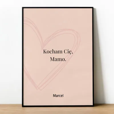 Plakat dla mamy na Dzień Mamy