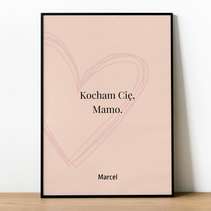 Plakat dla mamy na Dzień Mamy