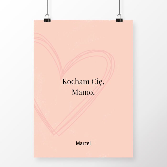 Plakat dla mamy na Dzień Mamy