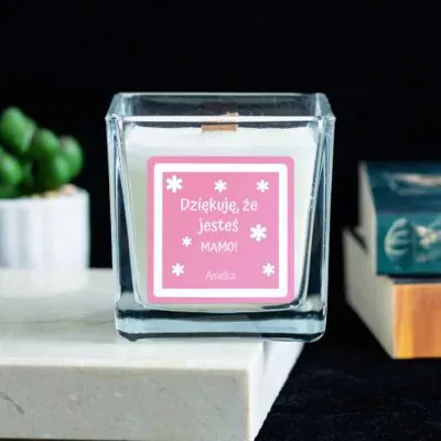 Personalizowana świeca na Dzień Matki