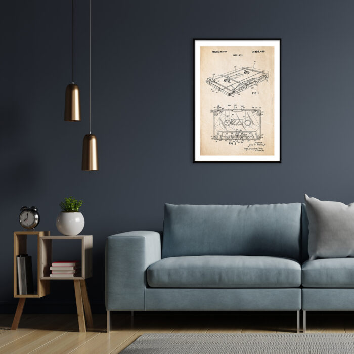 Plakat z patentem - KASETA - obrazek 2